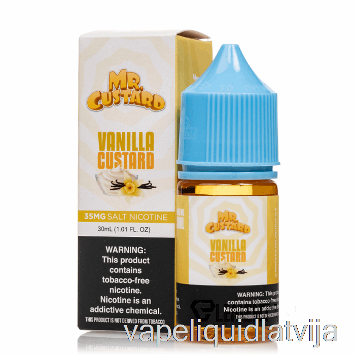 Vaniļas Olu Krēms - Mr Olu Krēma Sāļi - 30ml 50mg Vape šķidrums